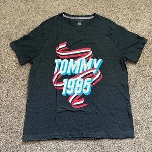 NWOT Tommy Hilfiger Men's Dark Grey Crew Neck Half Sleeves T-shirt sz XL